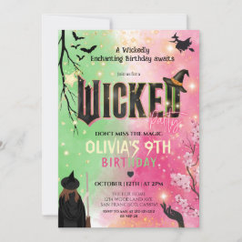Convite Witchy Girl Birthday Invitation