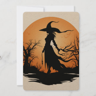 CONVITE WITCHY SILHOUETTE [7]
