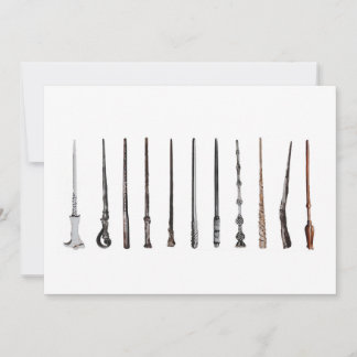 Convite Wizard Wands