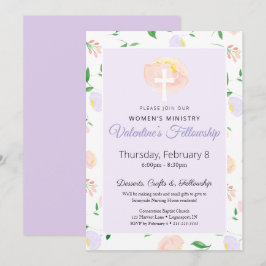 Convite Women's Ministry Valentine's Fellowship Invitation