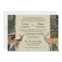 Woodland Buck e Doe Wedding