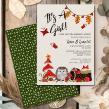 Woodland Hedgehog Caracóis Casais Baby Boy Chá