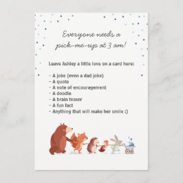 Convite Woodland - Sinal de Mesa de jogo de fralda noturno