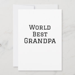 Convite World best Grandpa adiciona nome texto esportes te