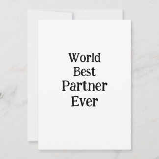 Convite World best partner ever valentine's day lover gf 
