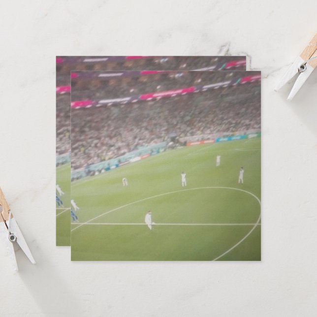 Convite World Cup England X United States (Frente/Verso In Situ)