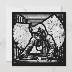 Convite Wutang Cat DJ Style