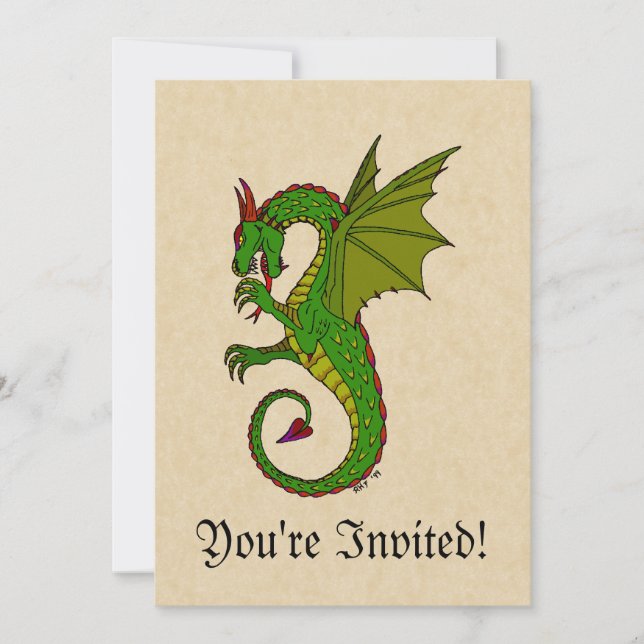 Convite Wyvern (Frente)