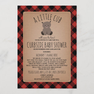 Convite Xadrez Barra de Distância Social do Chá de frald