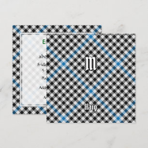 Convite Xadrez Clan Haig Check Tartan