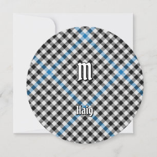 Convite Xadrez Clan Haig Verificar Tartan
