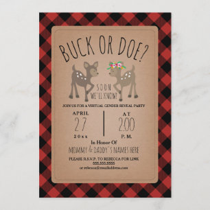 Convite Xadrez de veados de sexo infantil virtual