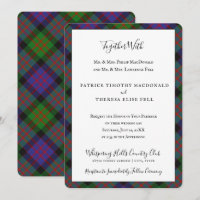 Xadrez Escocesa MacDonald Clan Tartan