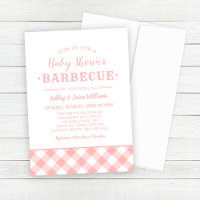Xadrez Gingham Rosa-Blush do CHURRASCO chá de fral