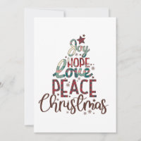 Xmas Gift Joy Love Peace Christmas