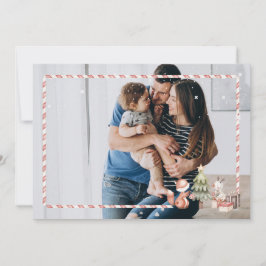 Convite Xmas postais personalizados