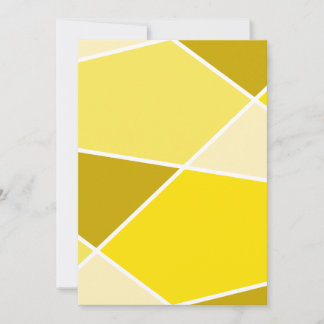 Convite Yellow JanaiCreates Color Collection Invitation