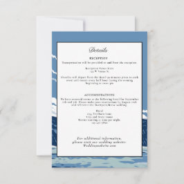 Convite Yellowstone National Park Detalhes do Casamento Re