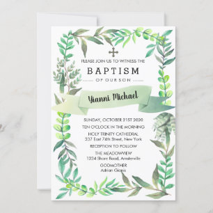 Convite Yianni Baptism.
