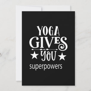 Convite Yoga te dá superpoder