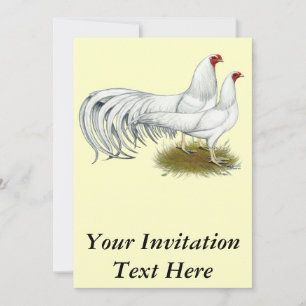 Convite Yokohama:  Par branco