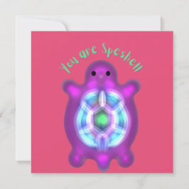 Convite You Are Speshell Turtle Personalized Gift