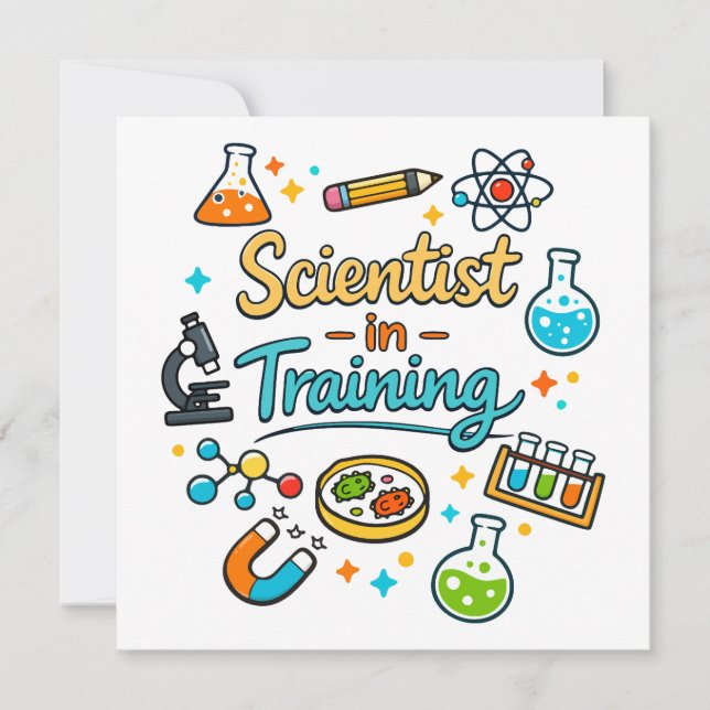 Convite Young Scientist in Training Invitation (Frente)