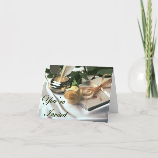 Convite You're Invited notecards (Frente)