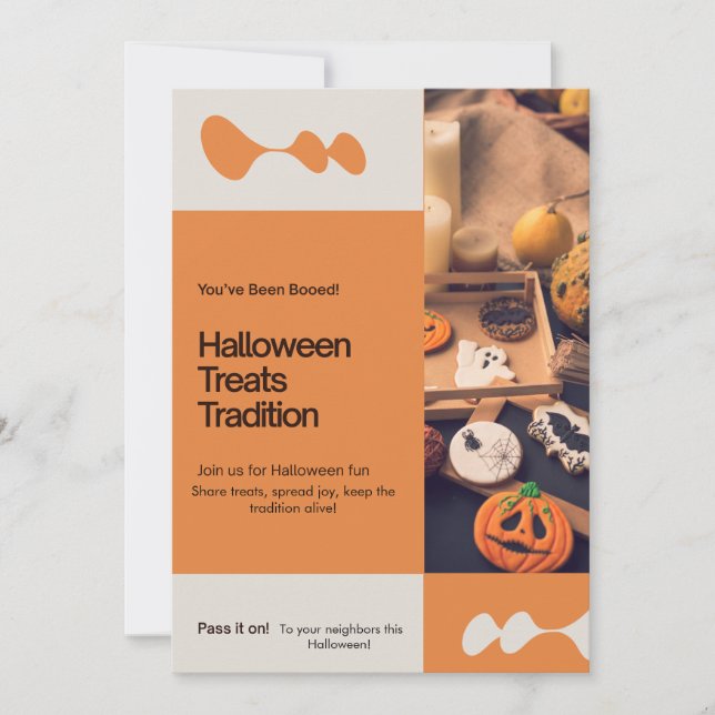 Convite You've Been Booed custom (Frente)