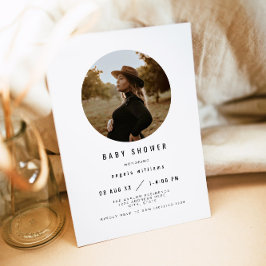 Convite Zara - Simples Chá de fraldas de Fotografia Modern