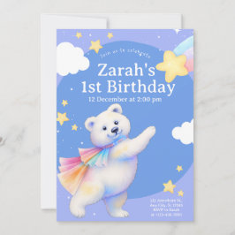 Convite Zarah the Dancing Polar Bear Invitation