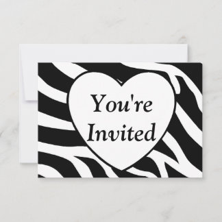 Convite Zebra