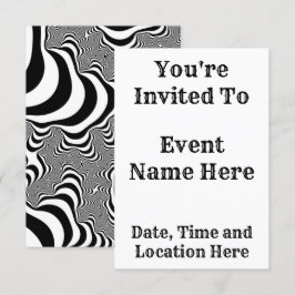 Convite Zebra Stripes