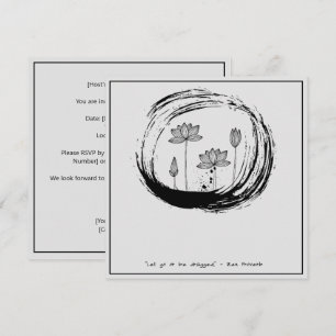 Convite Zen Citação: Sabedoria e Meditação