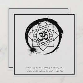 Convite Zen Citação: Sabedoria e Meditação