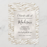 Zen Cream White Ccoa Castanho Zebra