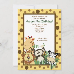 CONVITE ZOOLÓGIO TRIPULAÇÃO DE SEGURANÇA NO ANIVERSÁR