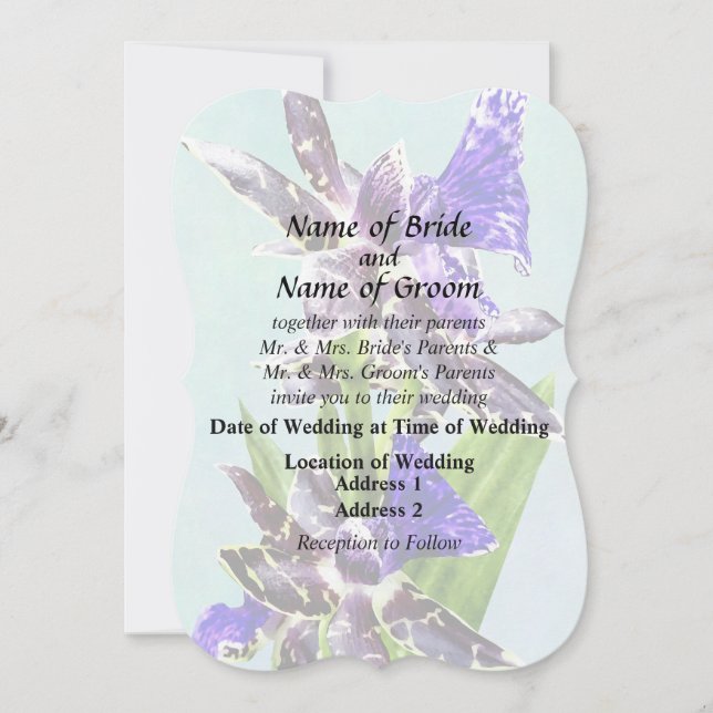 Convite Zygo Advance Austrália Produtos de Casamento HOF (Frente)