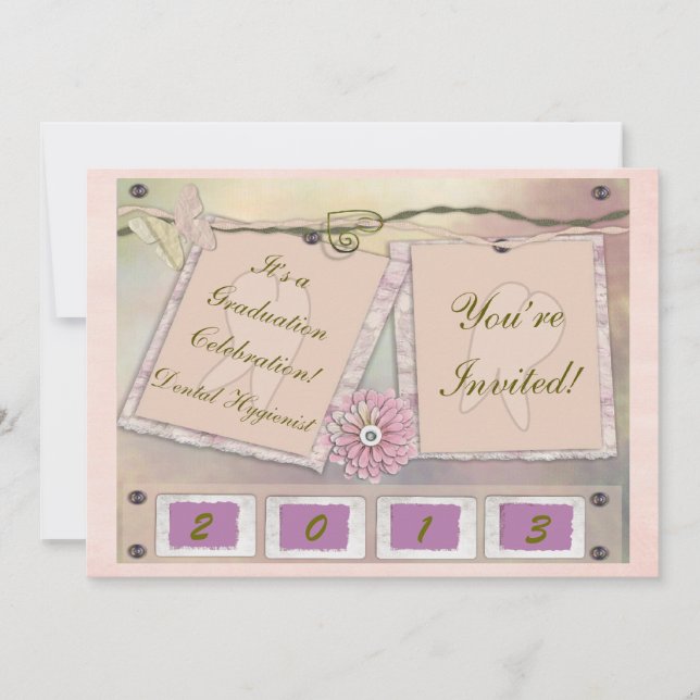 Convites 2013 da festa de formatura do higienista (Frente)