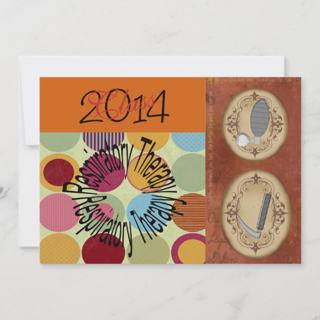 Convites 2014 da graduação do terapeuta (Frente)