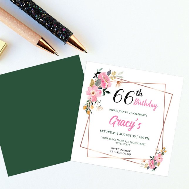 Convites 66.o aniversário (Criador carregado)