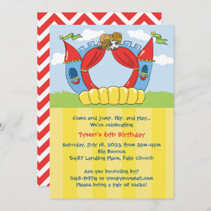 Convites à Casa de Volta : Festa de aniversário Es