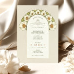 Convites a casamentos vintage Art Nouveau por Much<br><div class="desc">Convites de Casamento vintage Art Nouveau de Alphonse Mucha num design floral, romântico e caprichoso. Os florescimentos vitorianos complementam os tipos clássicos de arte deco fonts. Introduza as suas informações personalizadas e está concluído. Se você quiser mudar o design, simplesmente clique no botão azul "Personalizar". Muito obrigado por considerar a...</div>