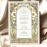 Convites a casamentos vintage Art Nouveau por Much<br><div class="desc">Convites de Casamento vintage Art Nouveau de Alphonse Mucha num design floral, romântico e caprichoso. Os florescimentos vitorianos complementam os tipos clássicos de arte deco fonts. Introduza as suas informações personalizadas e está concluído. Se você quiser mudar o design, simplesmente clique no botão azul "Personalizar". Muito obrigado por considerar a...</div>