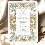 Convites a casamentos vintage Art Nouveau por Much<br><div class="desc">Convites de Casamento vintage Art Nouveau de Alphonse Mucha num design floral, romântico e caprichoso. Os florescimentos vitorianos complementam os tipos clássicos de arte deco fonts. Introduza as suas informações personalizadas e está concluído. Se você quiser mudar o design, simplesmente clique no botão azul "Personalizar". Muito obrigado por considerar a...</div>