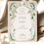 Convites a casamentos vintage Art Nouveau por Much<br><div class="desc">Convites de Casamento vintage Art Nouveau inspirados por Alphonse Mucha num design floral, romântico e caprichoso. Os florescimentos vitorianos complementam os tipos clássicos de arte deco fonts. Introduza as suas informações personalizadas e está concluído. Se você quiser alterar a design, clique no botão azul "Personalizar". Muito obrigado por considerar a...</div>