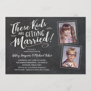 Convites a Chás de casamento de Fotografias Antig