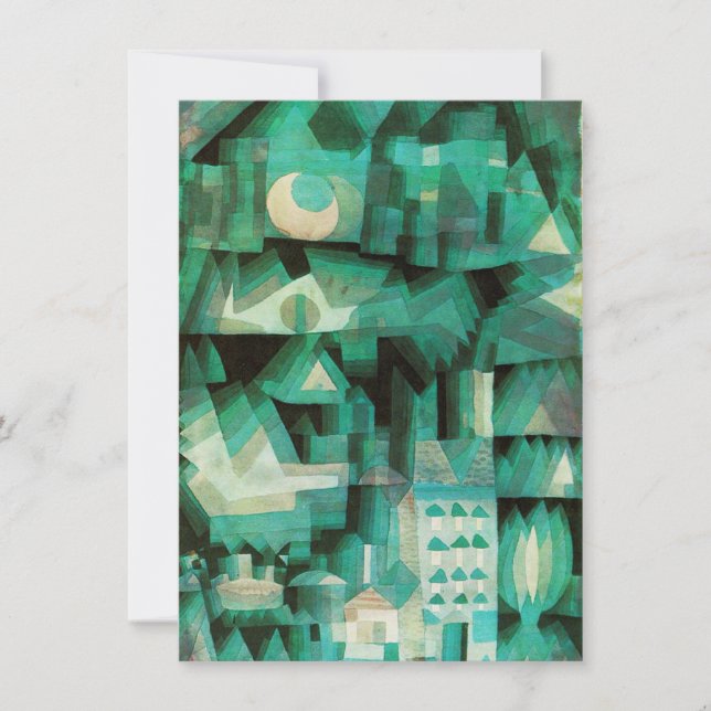 Convites à Cidade do Sonho de Paul Klee (Frente)