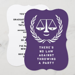 Convites à Festa de formatura na Faculdade de Dire