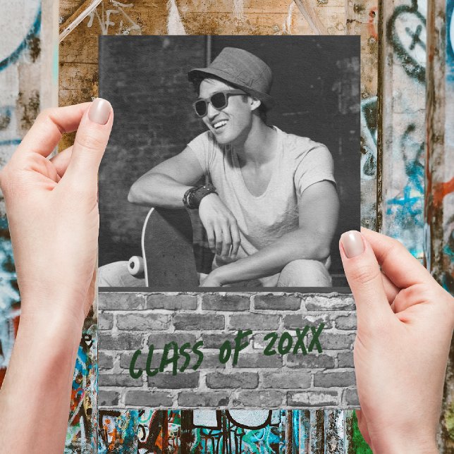 Convites à festa de formatura [Verde] (Criador carregado)